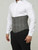 Men's Corset Grey Check Wool Underbust - side