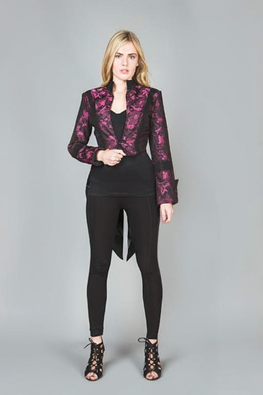 Ladies Tailcoat Formal coat top Victorian Clothing Pink VIVIAN