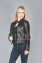 Eimee CHISSA Ladies Leather Jacket front view | 100% soft leather