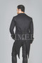 Back view of men’s gothic tailcoat jacket AABI