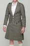 Tweed Wool Kilt Set With Jacket