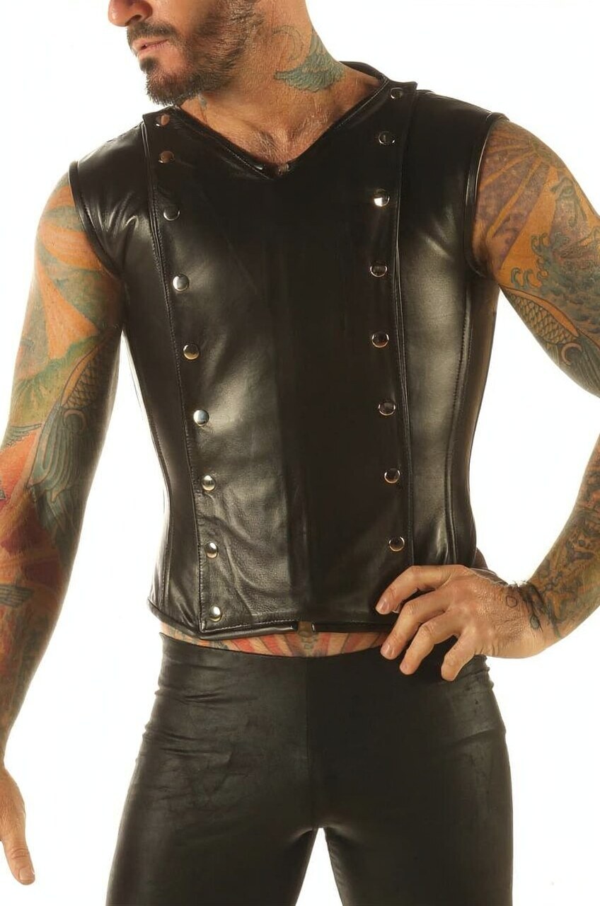 mens leather corsets