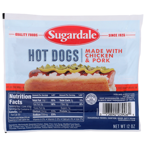 Hot Dogs 16 oz.