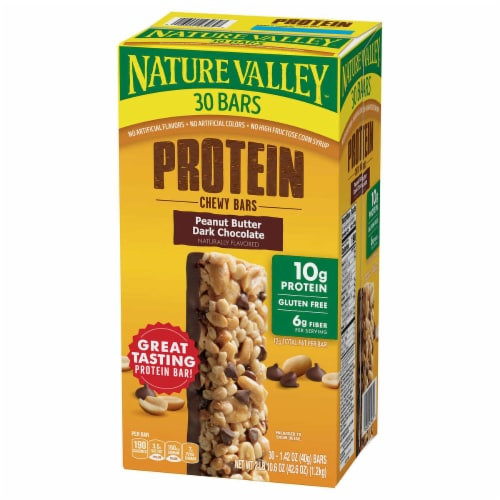 Chewy Protein Peanut Butter Bars