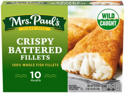 Crispy Battered Fish Fillets 10 ct