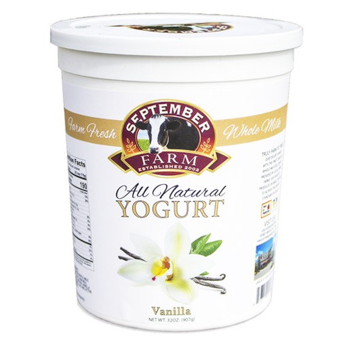 Vanilla Yogurt  September Farm