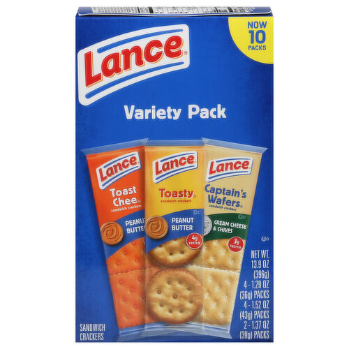 Lance Cracker Variety 10 Pack