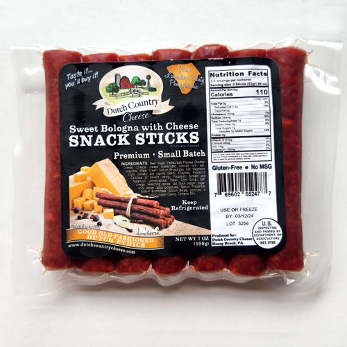 Snack Sticks w/Cheese 6.5oz. Sale!