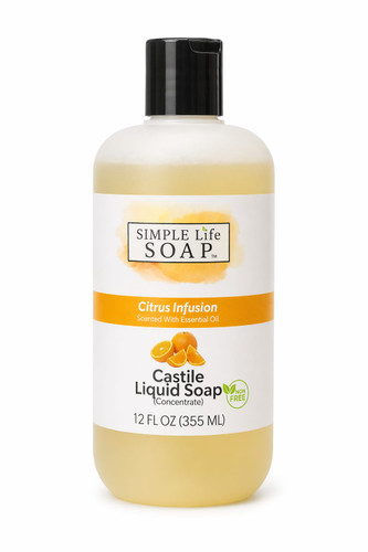  Simple Life Soap Liquid Castile Soap-Citrus 12oz