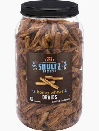 Pretzels Honey Wheat Braided Barrels 23 oz.