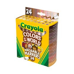 Colors of the World Washable Broadline Markers 24ct.
