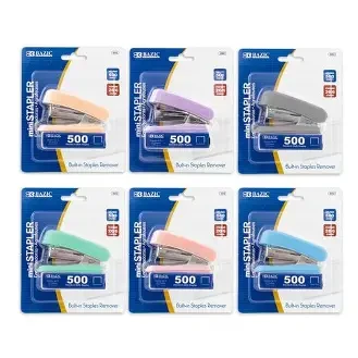 Mini Stapler, Standard 26/6, w/500 staples