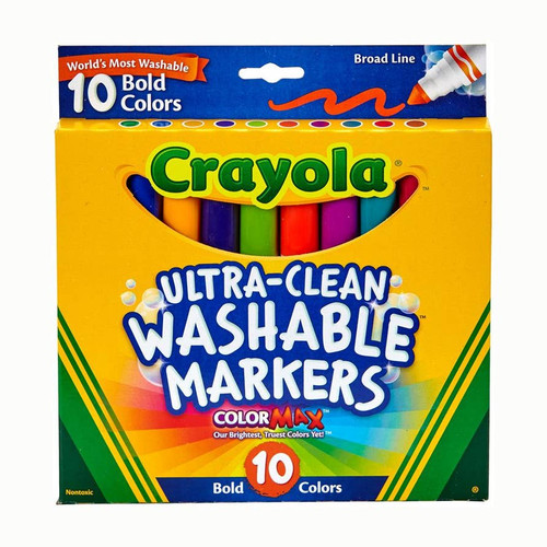 Markers Bold & Washable Broad Line 10 ct. school