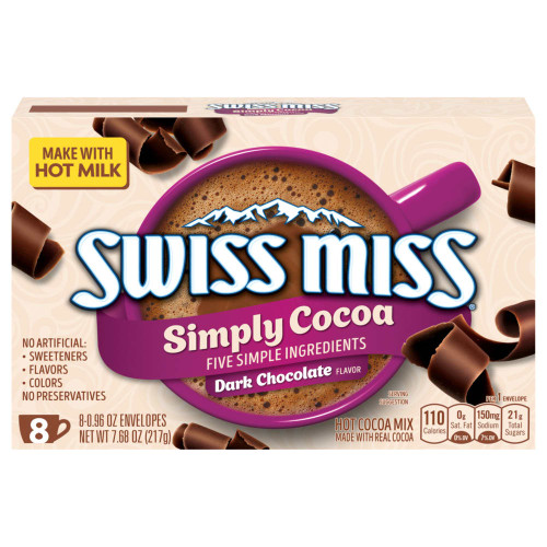 Swiss Miss Dark Cocoa Mix 8 Pack