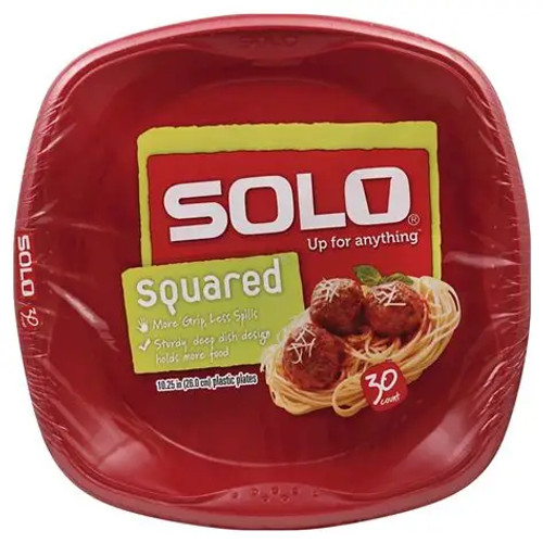 Square Solo Plates 15ct