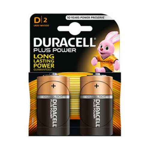 Batteries D - Duracell 2pk