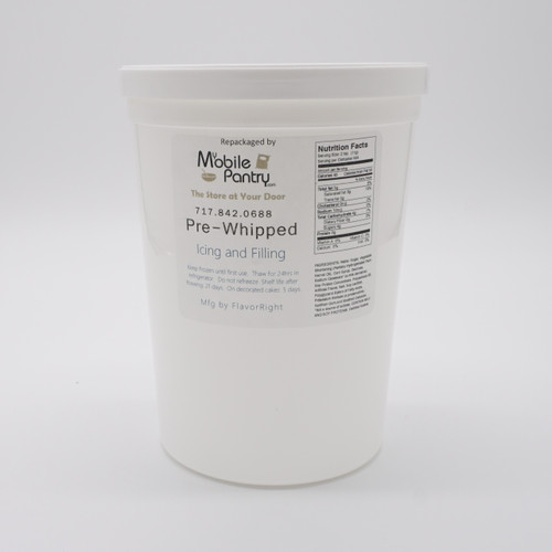 Pre-Whipped Icing and Filling  Gluten Free