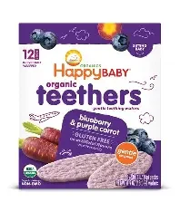 Organic Blueberry & Purple Carrot Baby Teethers Wafer