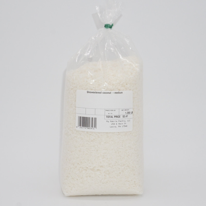 Unsweetened coconut -medium
