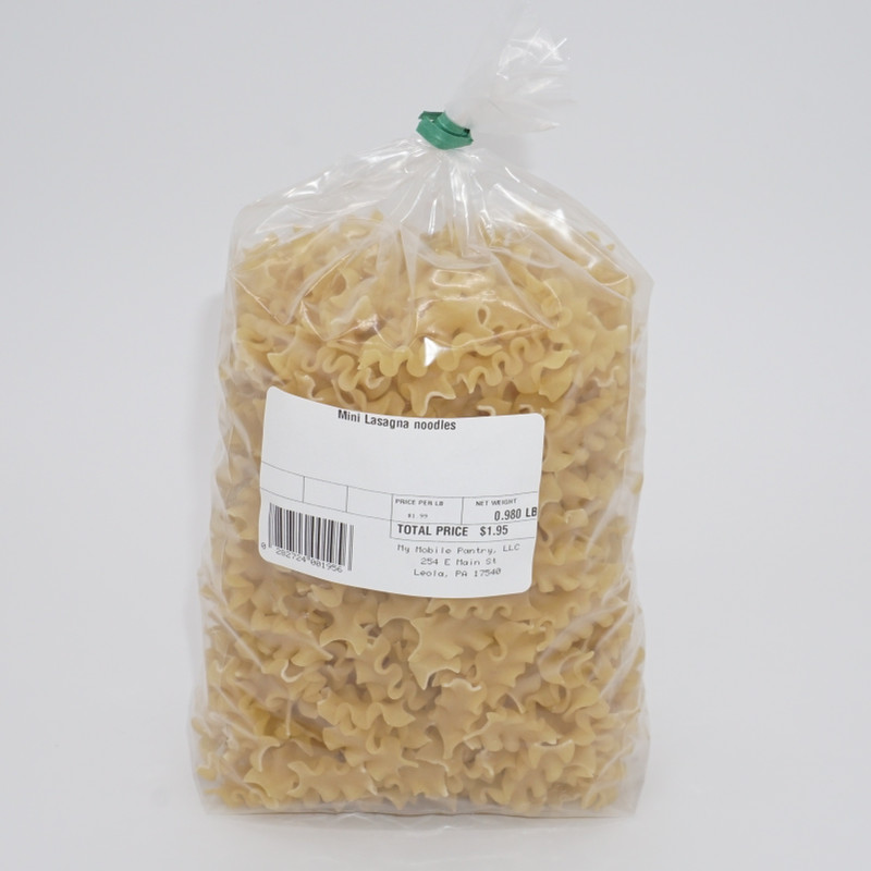 Mini Lasagna noodles