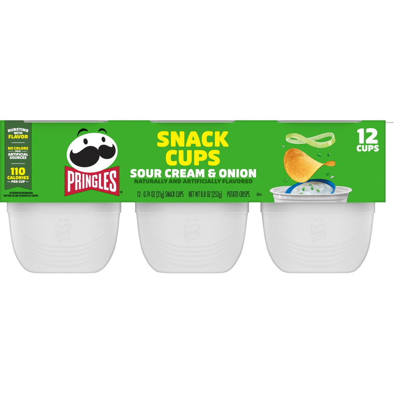 Sour Cream Pringles 12 Pk. Sale!