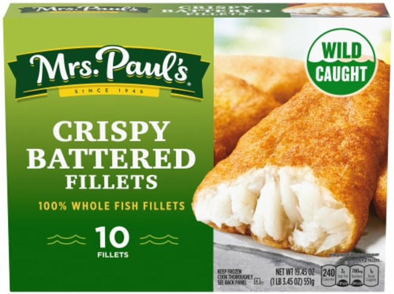 Crispy Battered Fish Fillets 10 ct