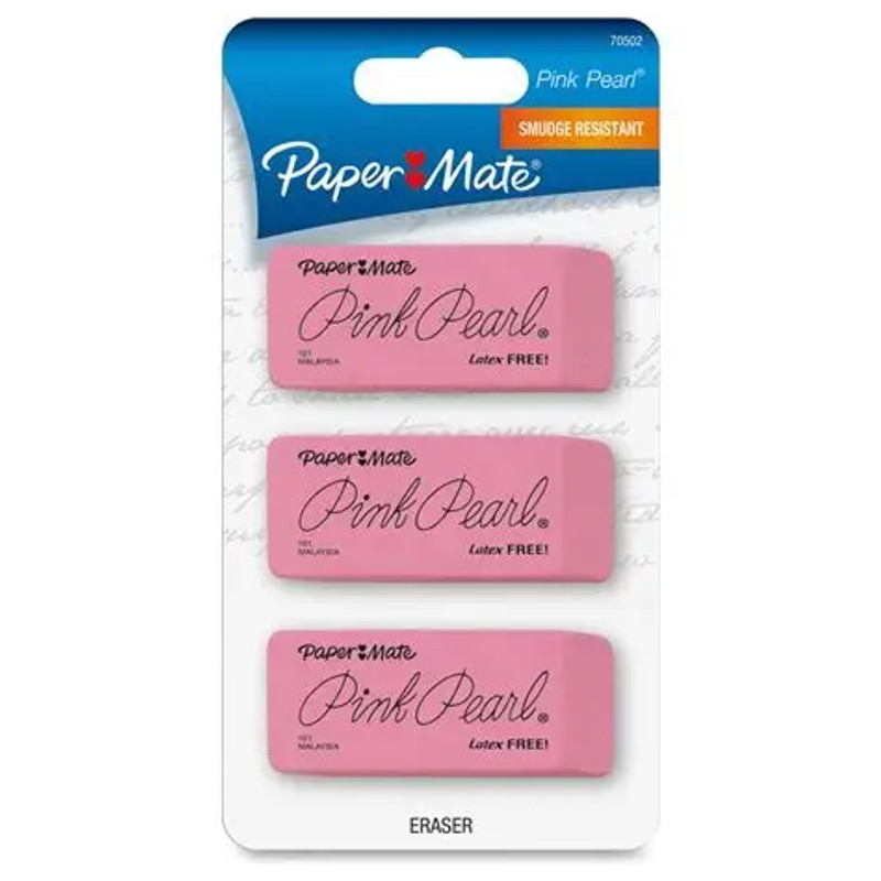 Erasers 3pk