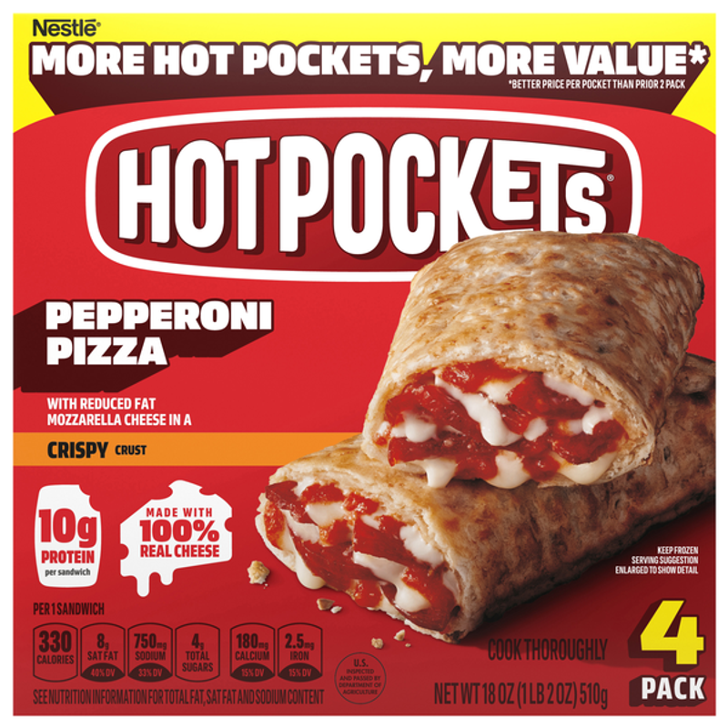 Hot Pocket Pepperoni Pizza 4ct.