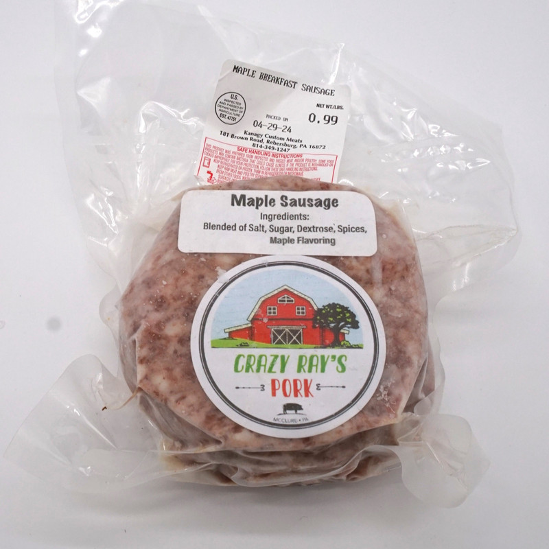 Sausage Patties- Maple approx 1 lb