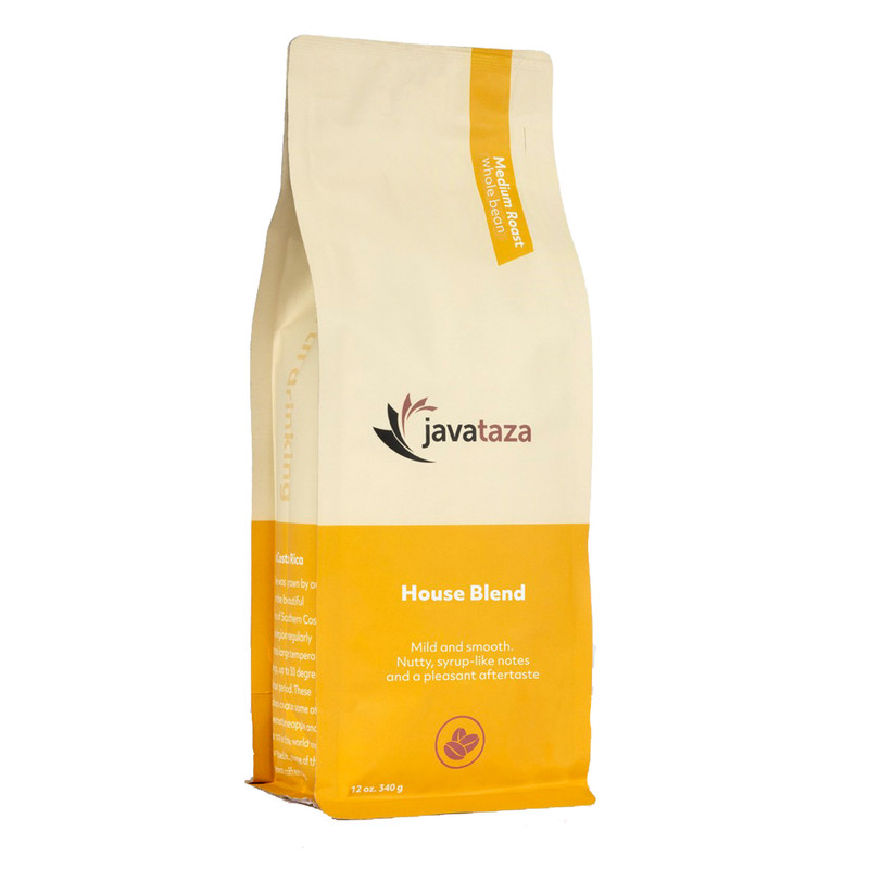 Javataza Organic House Blend Ground 12 oz.