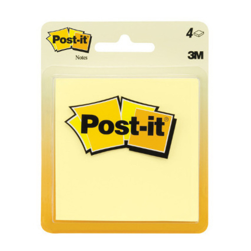 Post-It Notes 4pk. yellow
