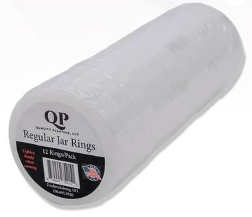 Jar Rings- Reg.  12 pk. White