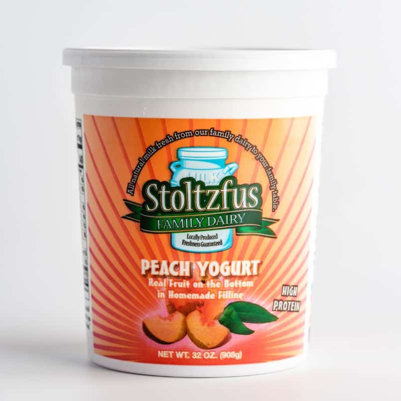 Yogurt - Peach 32 oz ST