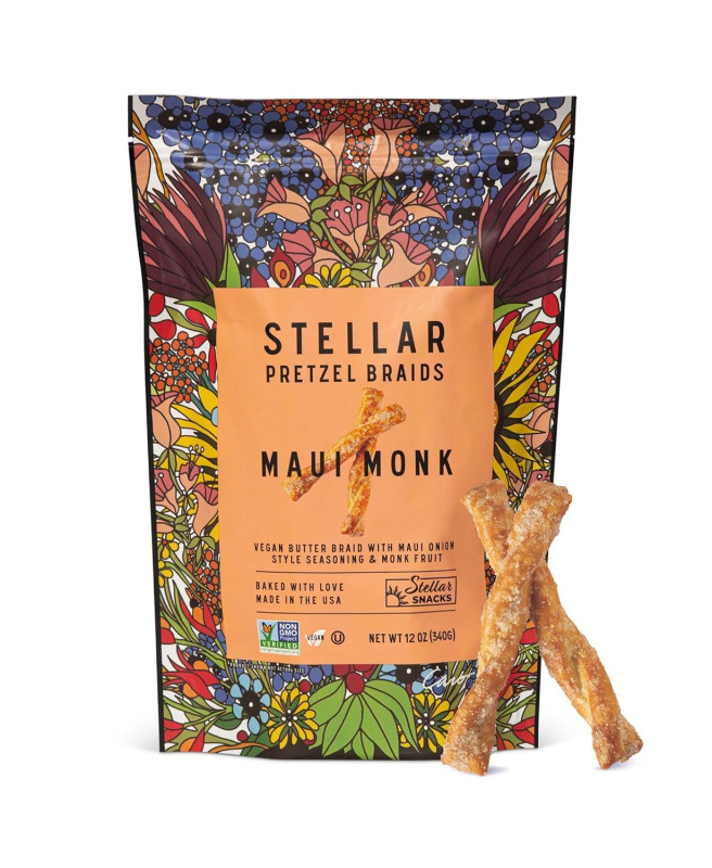 Pretzels - Maui Monk Stellar Snacks 12 oz.