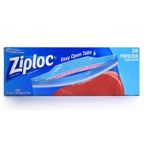 Ziploc Freezer Gallon 28 Bags