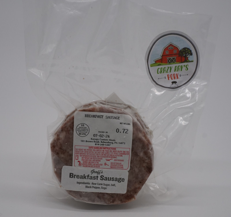 Sausage Patties- Breakfast approx 1 lb