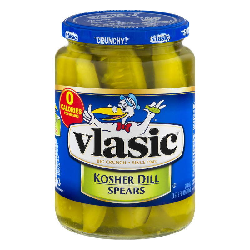 Kosher Dill Spear Pickels 24oz.