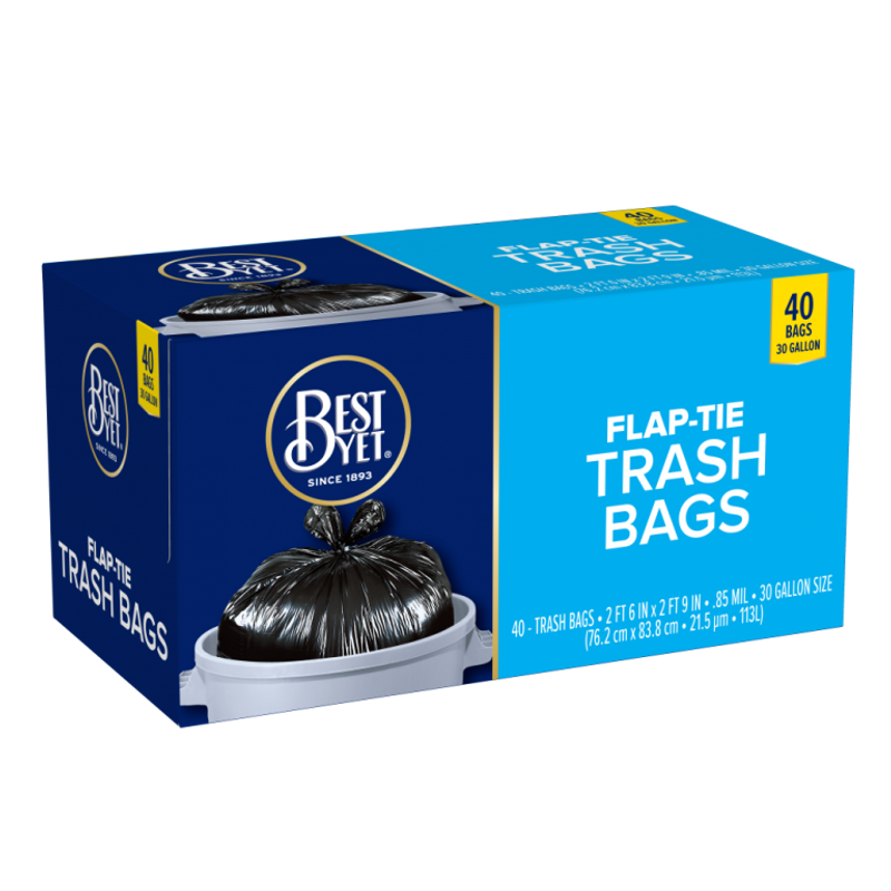 Black Trash Bags 30 Gal
