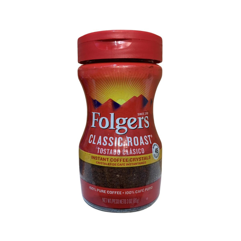 Instant Coffee Folgers- Classic Roast 3oz