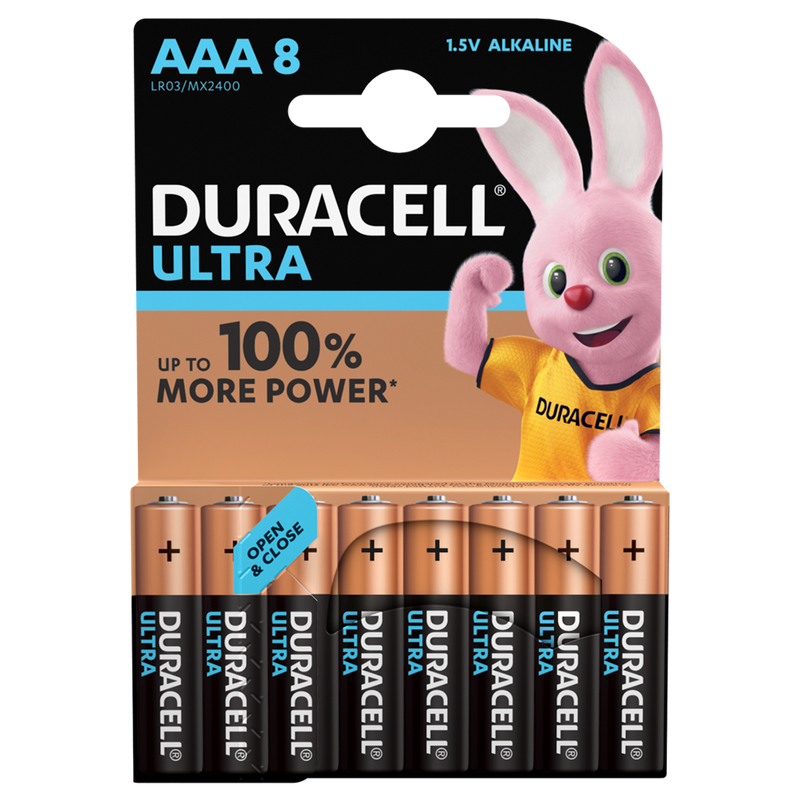 Batteries AAA - Duracell 8pk