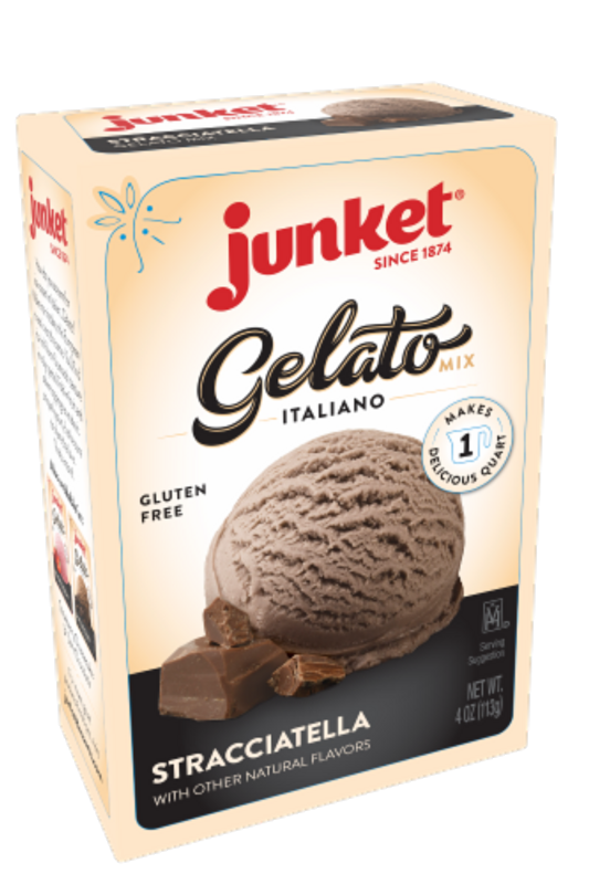 Stracciatella Junket Gelato Mix