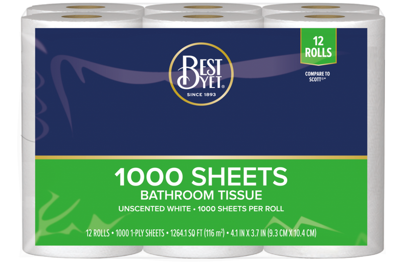 B.Y. Toilet Paper 12ct