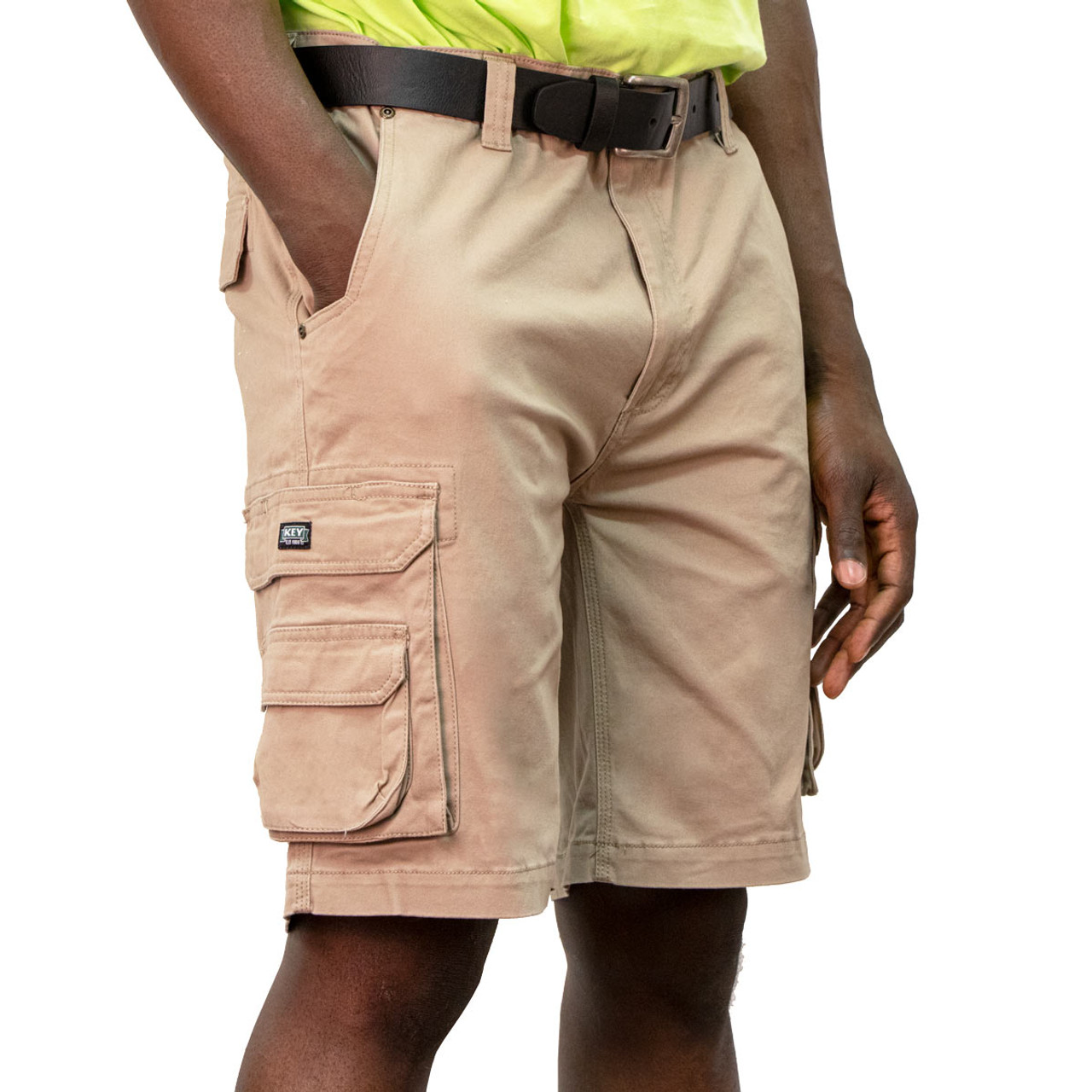 Flex Cargo Work Shorts for Men - KEY Apparel