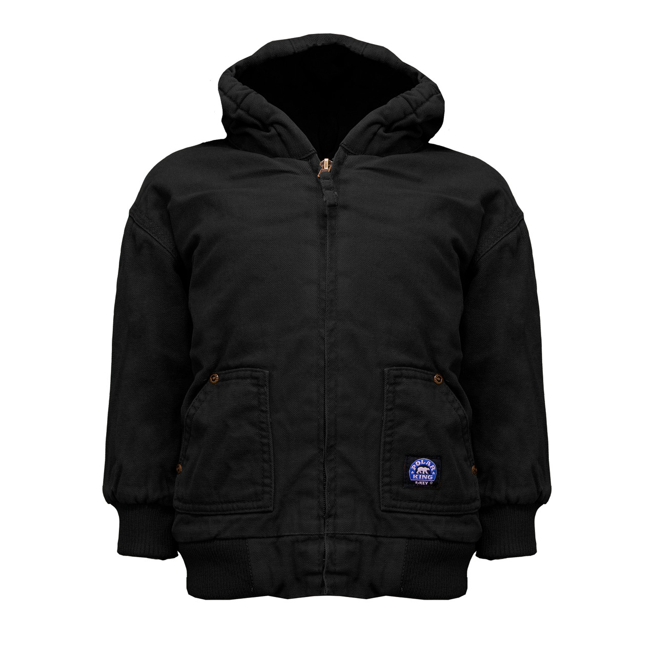 Polar King Premium Insulated Fleece Lined Hooded Jacket