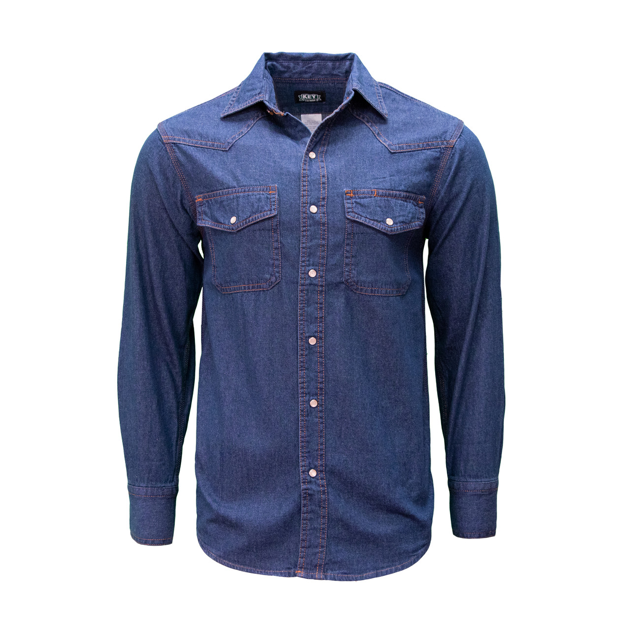 key denim work shirts