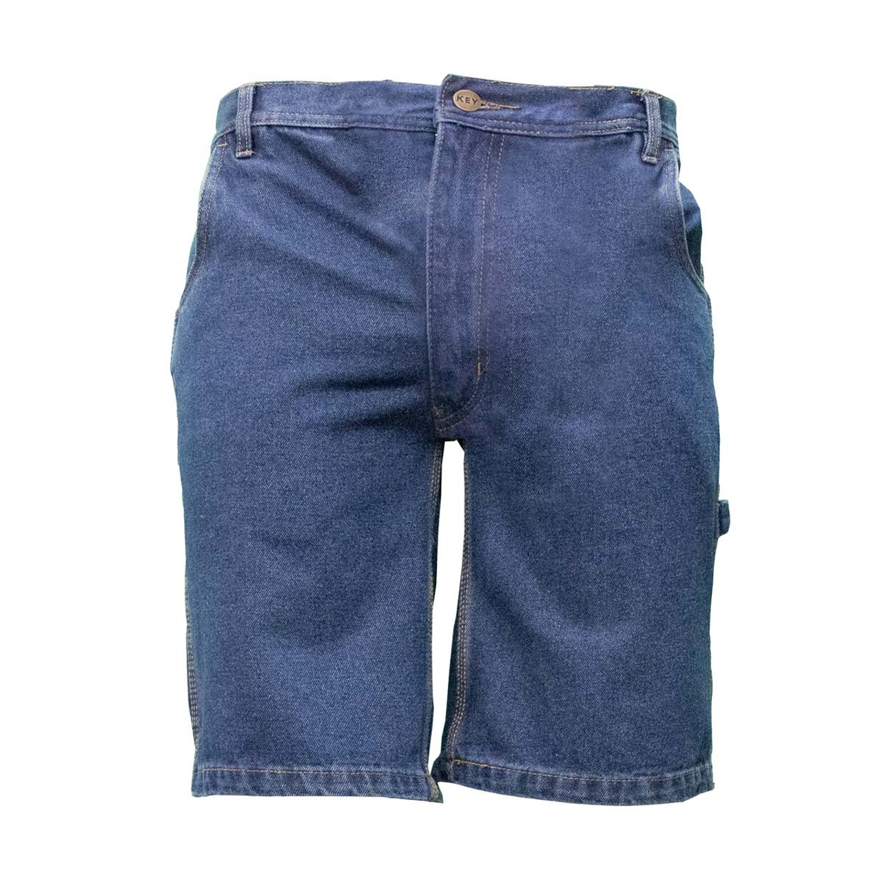 Denim Dungaree Shorts - KEY Apparel