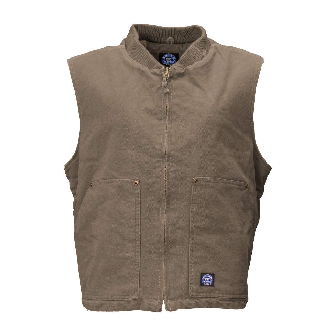 Premium Men's Berber Lined Work Vest - KEY Apparel