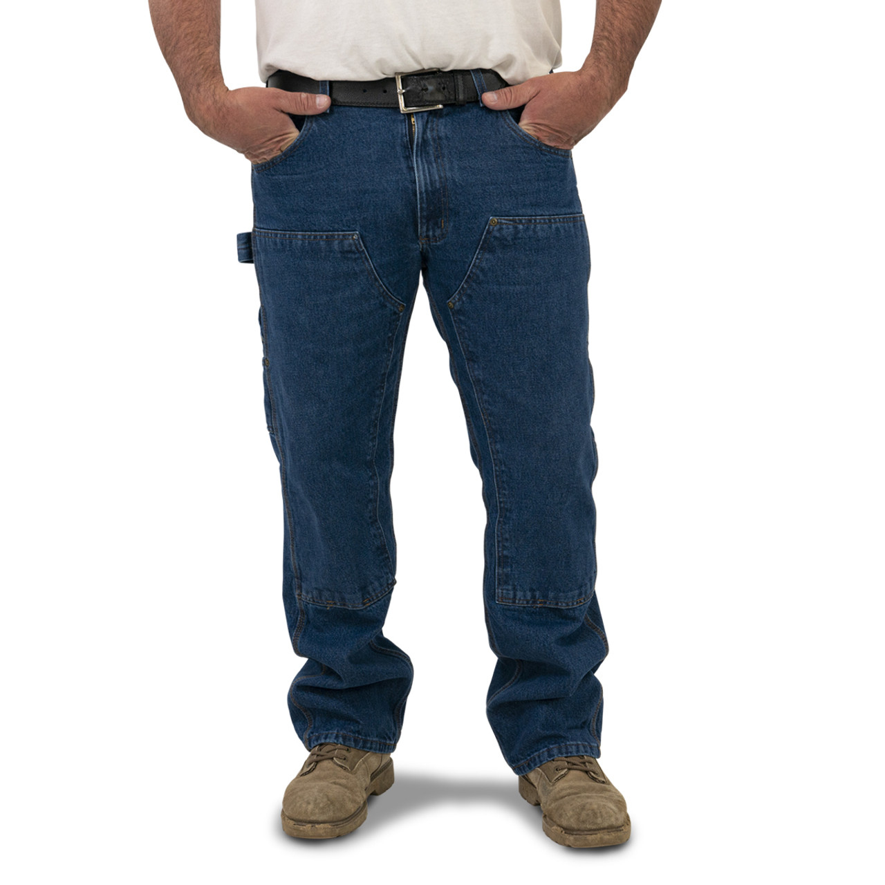 Men's Double Front Dungarees | Contractor Grade