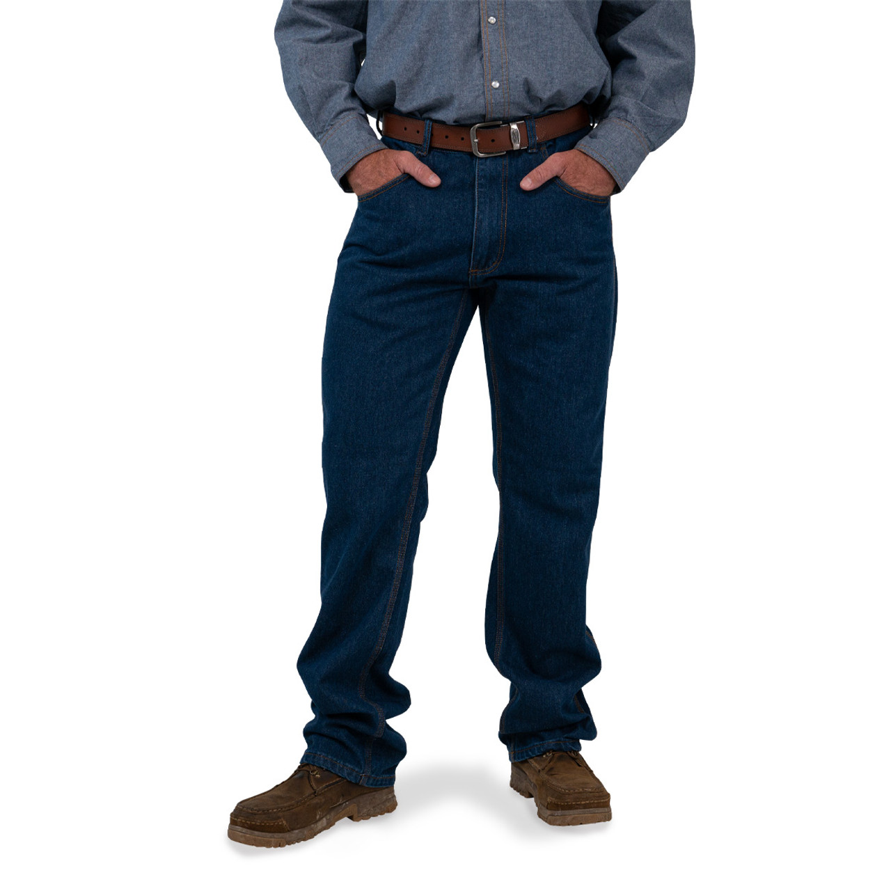 Men's Relaxed Fit Jeans - Performance Comfort - KEY Apparel