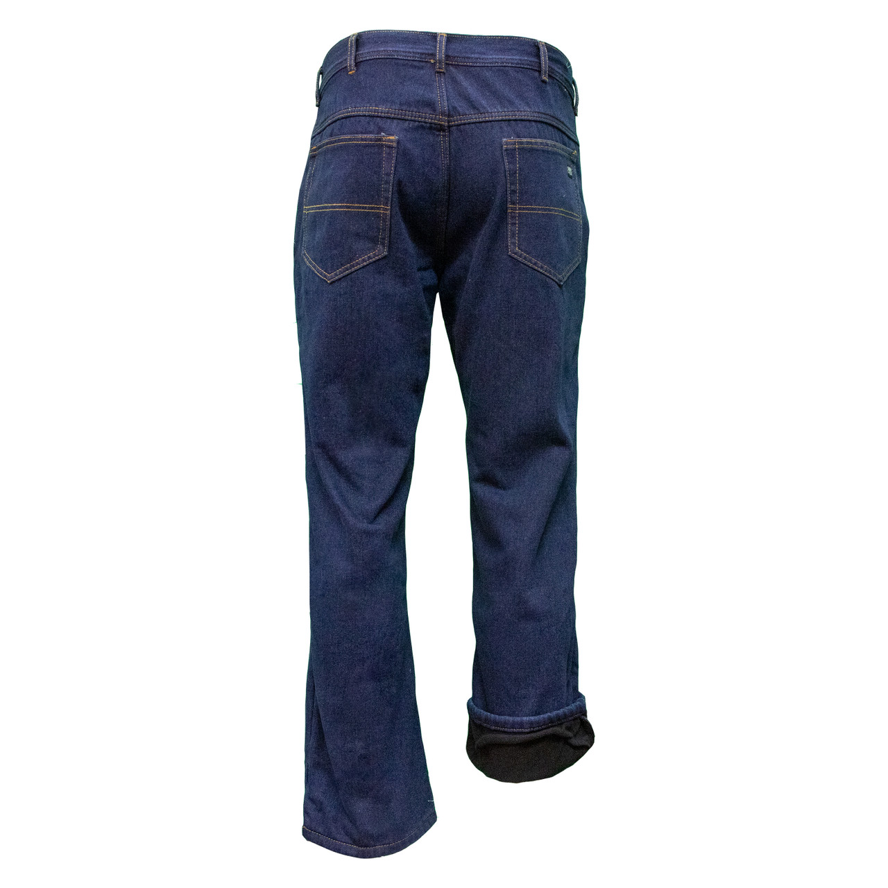 Men's Relaxed Fit Fleece Stretch Jeans